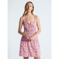 thumbnail image 1 of Free Assembly Women's Tiered Smocked Mini Dress, XS-XXL, 1 of 6