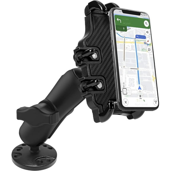 SWTSWT Drill-Down Dash-Board Phone Mount Holder Compatible with Samsung Galaxy S24 S23 S22 and iPhone 15 pro Max 14 13 12 11 Cell-Phones (5.5'' Length)