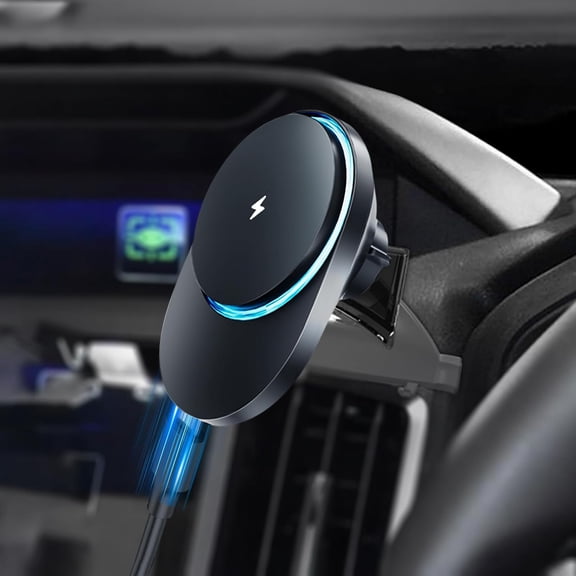 SWTSWT for Subaru Forester 2019-2025 Magnetic Wireless Car Charger Phone Holder Mount Custom Fit for Subaru Forester 2019-2025 15W Fast Charging Car Phone Holder Wireless Charger