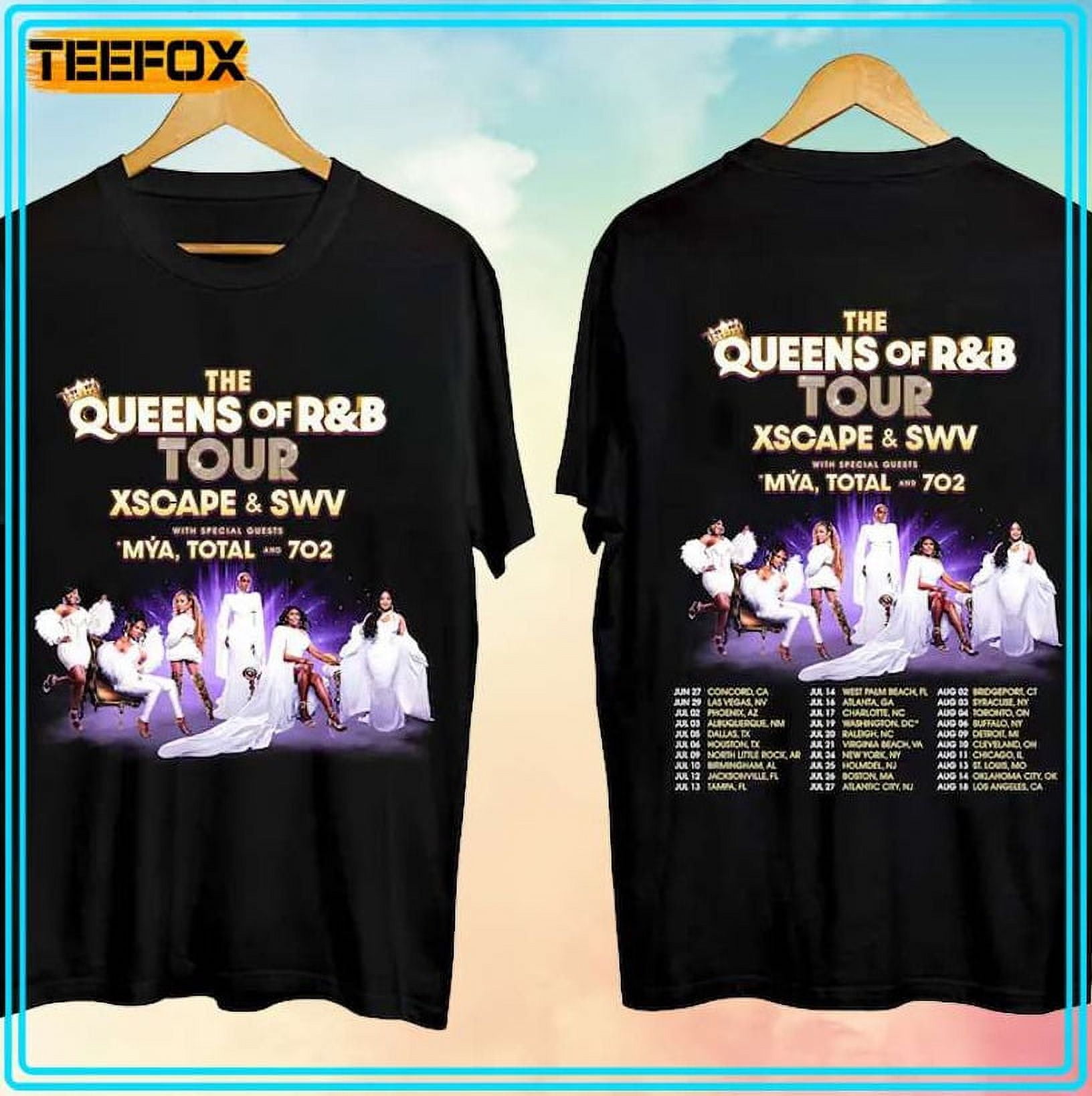 SWV And Xscape Queens of RB Tour 2024 Music TShirt