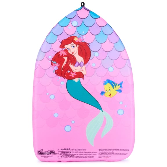 SwimWays Disney The Little Mermaid Princess Ariel Kickboard, for Kids Ages 5 & up
