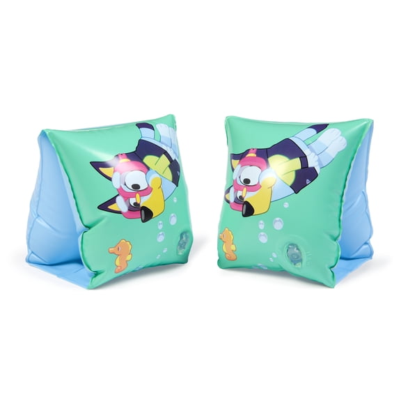 SwimWays Bluey Swimmies (Unisex), Arm Floaties for Kids Age 3-5