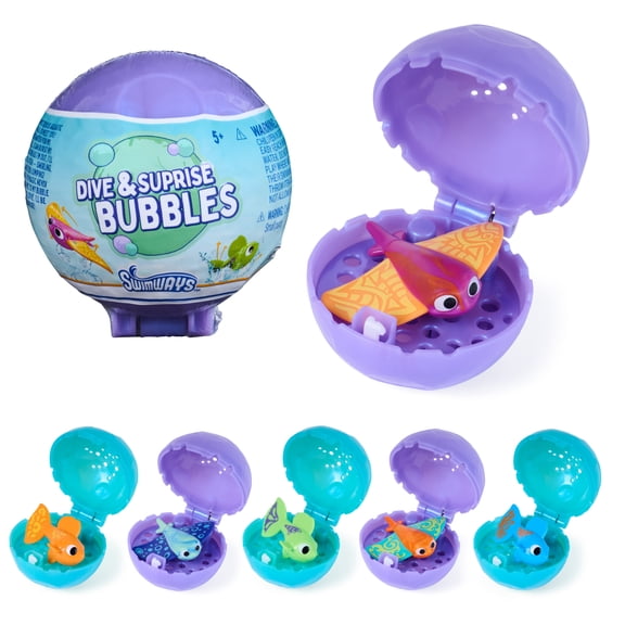 SwimWays Dive & Surprise Bubbles: Collectible Toys for Ages 5 and Up