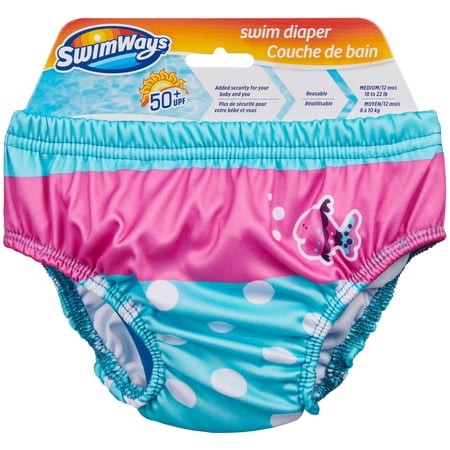 SWW SWS Swim Diaper-Medium MdFish NBL