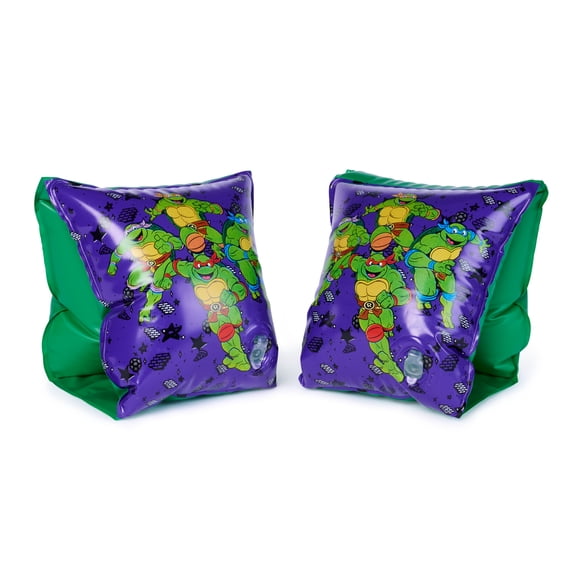 SwimWays Teenage Mutant Ninja Turtles (Unisex), Arm Floaties for Kids Age 3-5