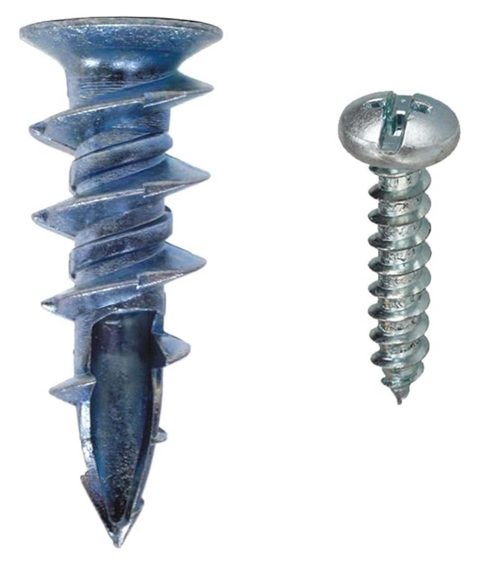 SWZ08LS-R100 Sure Wall Die-Cast Zinc Drywall Anchor for 8 x 1-1/4 in. Screw w/Screws (100-Qty