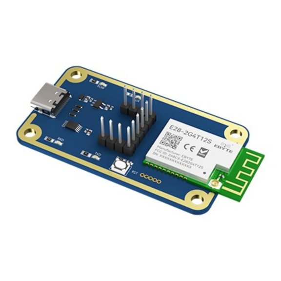 SX1281 LoRa FLRC GFSK 2.4GHz Test Board E28-2G4T Series 12-27dBm Long Distance 3-8KM Wireless Serial Port Module