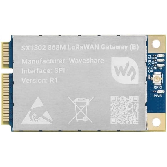 SX1302 3 LoRaWAN Gateway Module for IoT Development Board with GPS, Long Range Transmission for DIY Electronics Projects SKU-22330
