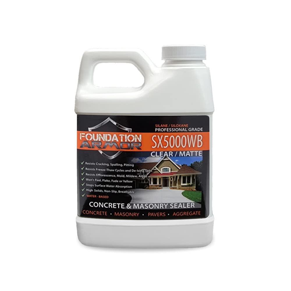 SX5000 WB Water Based Silane Siloxane Concrete Brick Paver Sealer 16 OZ Sample