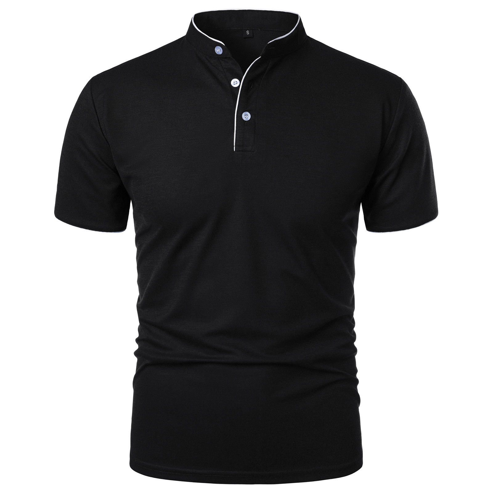 SXAURA Men's Polo Shirts UPF 50+ Sun Protection Men's Mandarin Collar ...