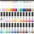 thumbnail image 1 of SXC Cosmetics 24-Color Gel Liner Set for Nail Art - With Built-in Thin Brush for Swirl Nail Designs and Soak-Off Gel Polish E22, 1 of 3