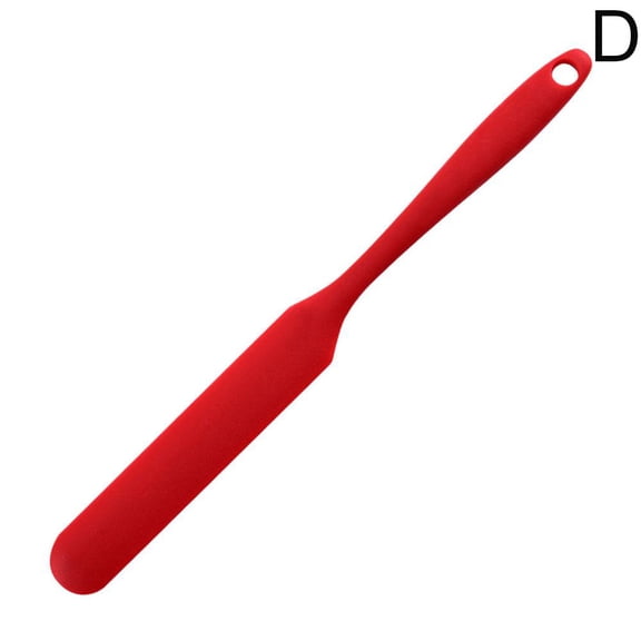 SXCRFKXH 1Pc Silicone Long Scraper Color Cream Long Scraper Cake Making Small Accessories Silicon Baking for Cakes Spatula tools Utensils Spatulas Cooking Silicone Spurtle Spatulas,Mixing Cooking Scr