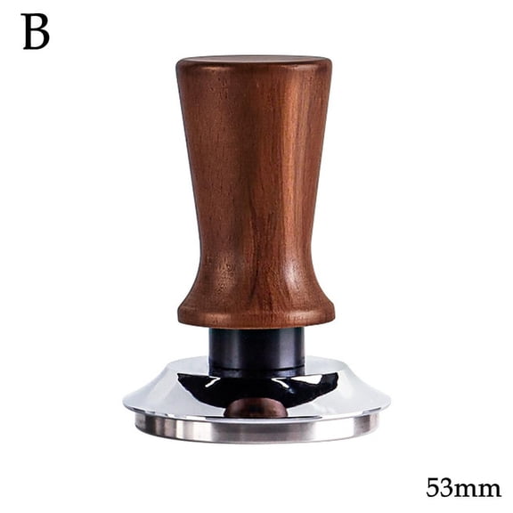 SXCRFKXH 53Mm Espresso Hand Tamper, Calibrated Spring Loaded Coffee Tamper with Stainless Steel Ripple Base, Self Leveling Espresso Hand Tampers, Espresso Accessories