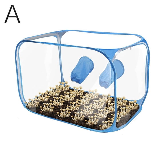 SXCRFKXH Box Portable Foldable Mushroom Growing Stationary Capacity Ventilation Kit Tent Cultivation Stable Large