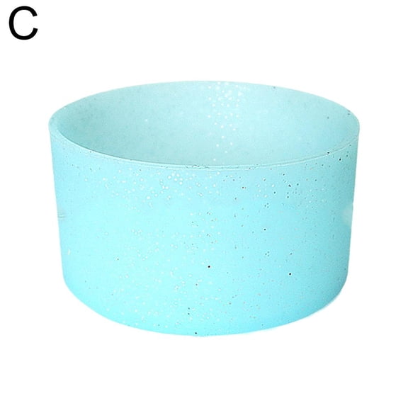 SXCRFKXH Protective Glitter Silicone Boot for Cup Accessories, Bottom Protector Compatible for Tumbler 20oz 30oz 40oz, 29X17 Inch Bottom Water Bottle Anti-Slip Sleeve Cover