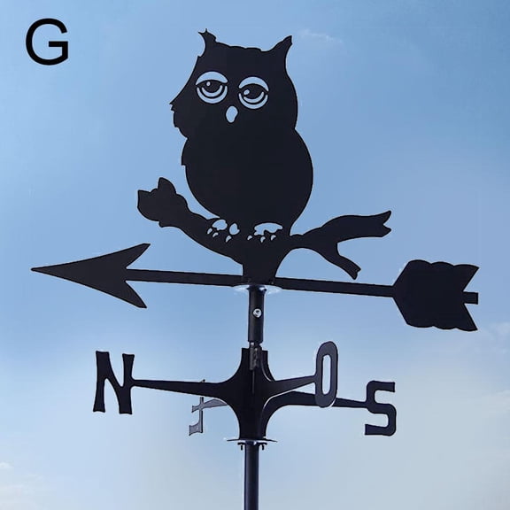 SXCRFKXH Sbyzm Rooftop Weather Vane, Metal Flying Eagle Weathervane for Garden, Wind Vane Decoration, Garden Wind Direction with Pole for Garden Backyard Patio Yard Roof Ornament