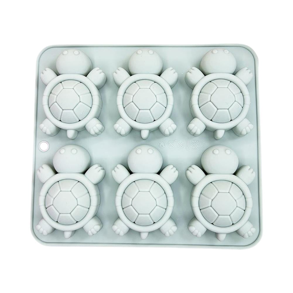 SXCRFKXH Sea Turtle Silicone Ice Cube Trays, 6-Cavity Sea Turtle ...