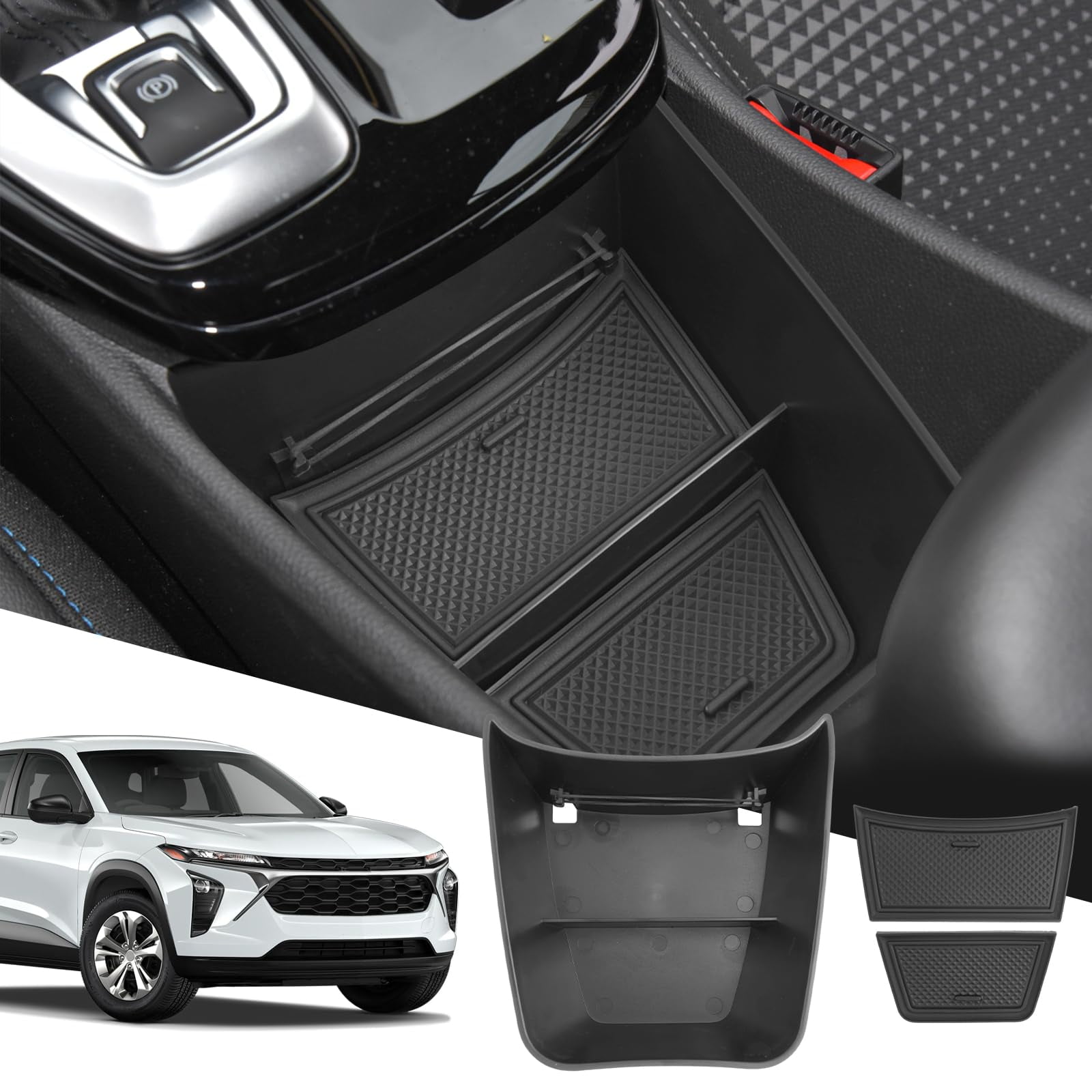 SXCY Fit for 2024 2025 Chevy Trax Center Organizer 2024 2025 Chevy Trax