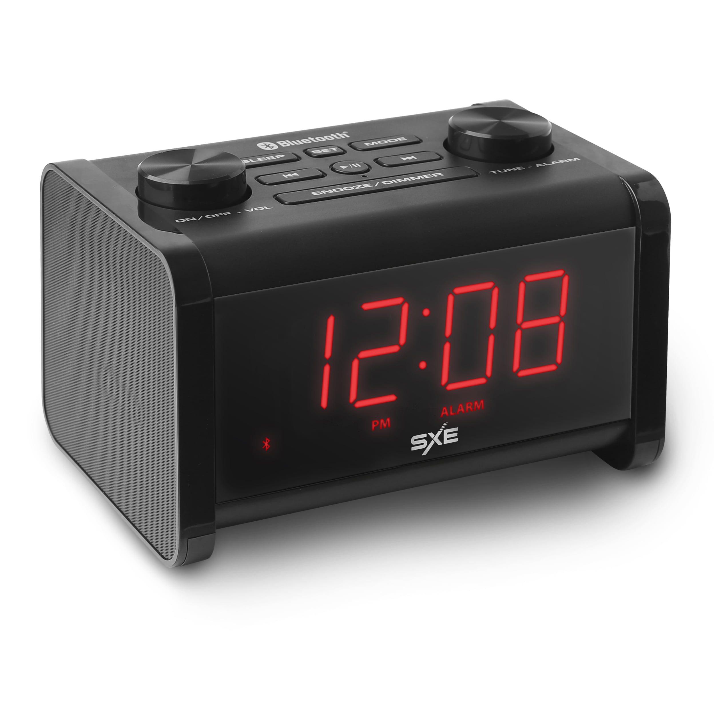 SXE Black LED Alarm Clock, SXE86011 Black