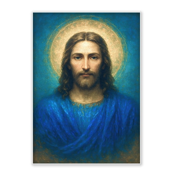 SXFVHN 1000-Piece Adult Wood Jigsaw Puzzle, Divine Blue Robe Portrait Design – Intellectual Challenge, High-Difficulty, Relaxing Family Activity, Home Decoration, Eco-Friendly, 29.5x19.7in