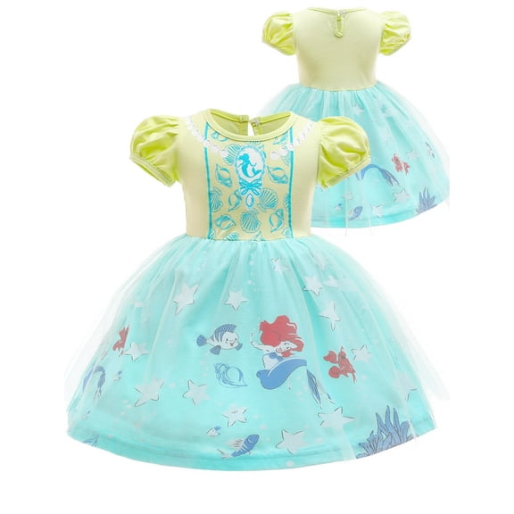 ATAIKU 1-6T Toddler Kids Girls Halloween Princess Dress Up Baby Girls Tulle Dress for Birthday Christmas Party
