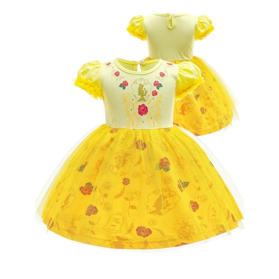 ATAIKU 1-6T Toddler Kids Girls Halloween Princess Dress Up Baby Girls Tulle Dress for Birthday Christmas Party