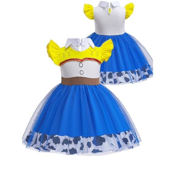 ATAIKU 1-6T Toddler Kids Girls Halloween Princess Dress Up Baby Girls Tulle Dress for Birthday Christmas Party