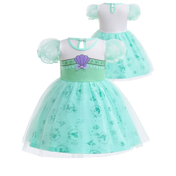 ATAIKU 1-6T Toddler Kids Girls Halloween Princess Dress Up Baby Girls Tulle Dress for Birthday Christmas Party