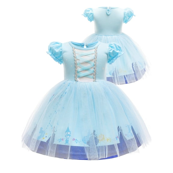 ATAIKU 1-6T Toddler Kids Girls Halloween Princess Dress Up Baby Girls Tulle Dress for Birthday Christmas Party