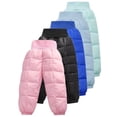 thumbnail image 1 of SXIMEE 2-5Y Baby Boy Girl Winter Puffer Snow Pants Toddler Kids Thick Warm Down Ski Trouser - 1Pcs Pink, 1 of 13