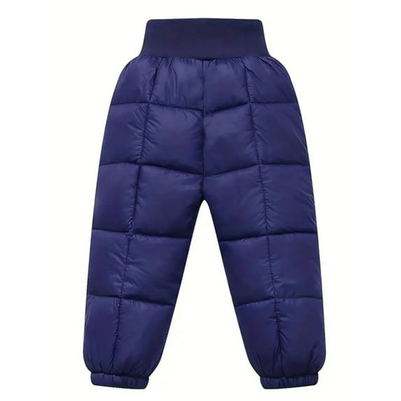 SXIMEE 2-5Y Baby Boy Girl Winter Puffer Snow Pants Toddler Kids Thick Warm Down Ski Trouser
