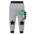 thumbnail image 1 of SXIMEE 2-7T Toddler and Boys Cotton Joggers Sweatpants Kids Pull-On Active Athletic Pants, 1 of 9
