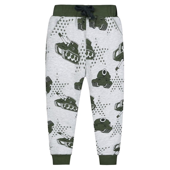 SXIMEE 2-7T Toddler and Boys Joggers Cotton Sweatpants Kids Pull-On Active Athletic Pants with Drawstring