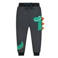 thumbnail image 1 of SXIMEE 2-7T Toddler and Boys Joggers Cotton Sweatpants Kids Pull-On Active Athletic Pants with Drawstring, 1 of 6