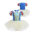 thumbnail image 1 of ATAIKU 3-9Y Kids Girls Princess Ballet Dress Short Sleeve Leotards Skirted Tutu Dancewear Halloween Christmas Party Dress, 1 of 8