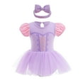 thumbnail image 1 of ATAIKU 3M-18M Infant Baby Girls Princess Dress Up Romper Onesie Tutu Dress Bodysuit with Headband Birthday Halloween Christmas Party Dresses, 1 of 9