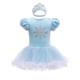thumbnail image 1 of ATAIKU 3M-18M Infant Baby Girls Princess Dress Up Romper Onesie Tutu Dress Bodysuit with Headband Birthday Halloween Christmas Party Dresses, 1 of 12