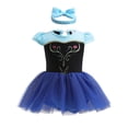 thumbnail image 1 of ATAIKU 3M-18M Infant Baby Girls Princess Dress Up Romper Onesie Tutu Dress Bodysuit with Headband Birthday Halloween Christmas Party Dresses, 1 of 9