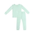 thumbnail image 1 of ATAIKU 12M-6Y Toddler Bamboo Pajamas Set, Baby Boy Kids Girl Leaf Snug Fit Long Sleeve Sleepwear 4-5 Years, 1 of 12