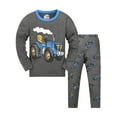 thumbnail image 1 of ATAIKU Little Boys Long Sleeve Tractor Pajamas Kids 2-Piece PJs Set Cotton Sleepwear Size 2-9 Year, 1 of 11