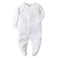 thumbnail image 1 of ATAIKU Infant Baby Boys' Sleep and Play Footed Pajamas One-Piece Sleeper Button Romper Jumpsuit Cotton PJs For Newborn, 1 of 4