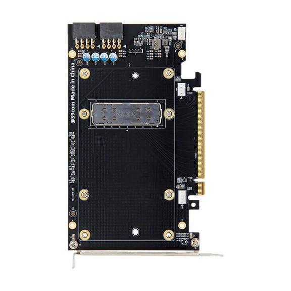 SXM2 to PCIe x16 Adapter, Metal Converter Card for V100 SXM2 GPU with Automatic Fan Control