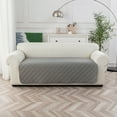 thumbnail image 1 of SXS Waterproof Couch Cover, Washable Couch Sofa Cover for Pets Friendly, Furniture Slipcover (Light Grey,100x220cm), 1 of 4