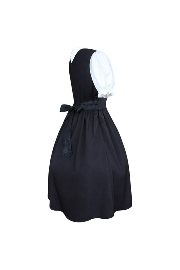 Landzoo Dirndl Women's Midi Dirndl Dress Short Sleeve Dress Stage Dress White Dirndl Complete Sets For Women Clothes Dress Rockabilly Prom Dress Oktoberfest Vinta Basic Unique Clothes