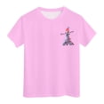 thumbnail image 1 of SXcggal Girls Short Sleeve Shirts Kids Summer Tops Crewneck Tees 3 13 Years Cute Fashionable Casual Girl Top, 1 of 6