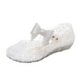 thumbnail image 1 of SXcggal Jelly Shoes For Girls Birthday Sandals For Girls Toddler Glitter Sandals Dress Sandals Breathable Fashionable Indoor Shoes Kids Slippers, 1 of 6