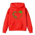 thumbnail image 1 of SXcggal Kids St. Patrick's Day Long Sleeve Pullover Hoodie Leisure Fashionable Handsome Children Hoodie, 1 of 3