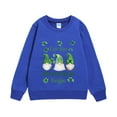 thumbnail image 1 of SXcggal Kids St. Patrick's Day Print Warm Long Sleeve Sweatshirt Leisure Fashionable Handsome Children Hoodie, 1 of 3