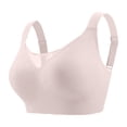 thumbnail image 1 of SXcggal Non Wired Bra Women's Padded Full Cup Bra Without Underwire With Padding Seamless Bustier Bralette Breathable Soft Sexy Cozy Breathable Women's Underwear, 1 of 5