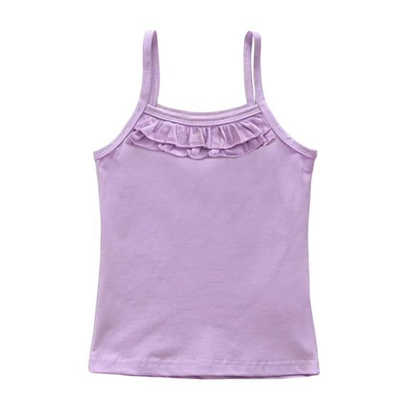 SXcggal Summer Thin Baby And Children Base Children's Underwear Little Girl Sweatshirt White Fashionable Casual Breathable Girls'Vests,